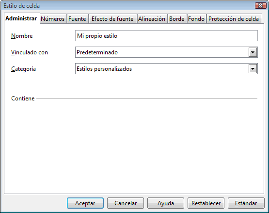 Estilos De Formato De Celdas Manual De Apache Openoffice Calc 9492