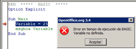 apache openoffice 4.1.2 error