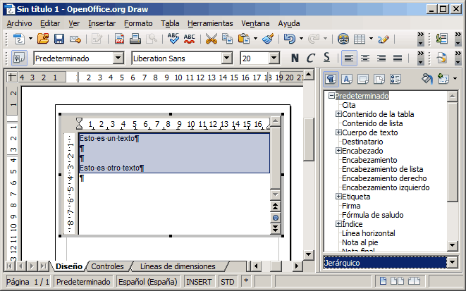 Draw -Manuales para Apache OpenOffice, LibreOffice y .