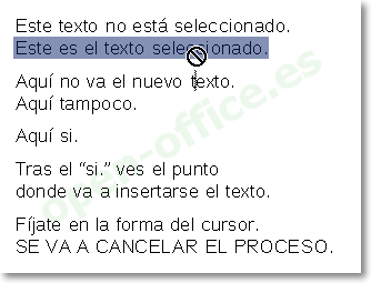 Cancelar el proceso Cancelar el proceso